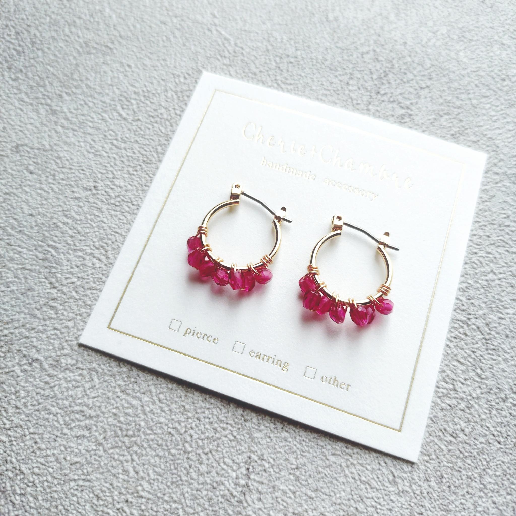 Czech Beads Foop Pierce/Earring | 6枚目